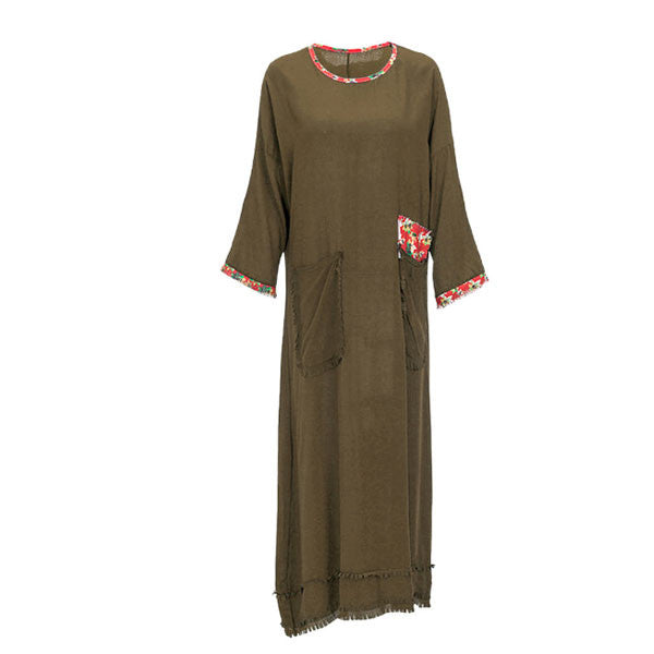Casual Abaya Maxi Dress