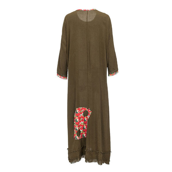 Casual Abaya Maxi Dress