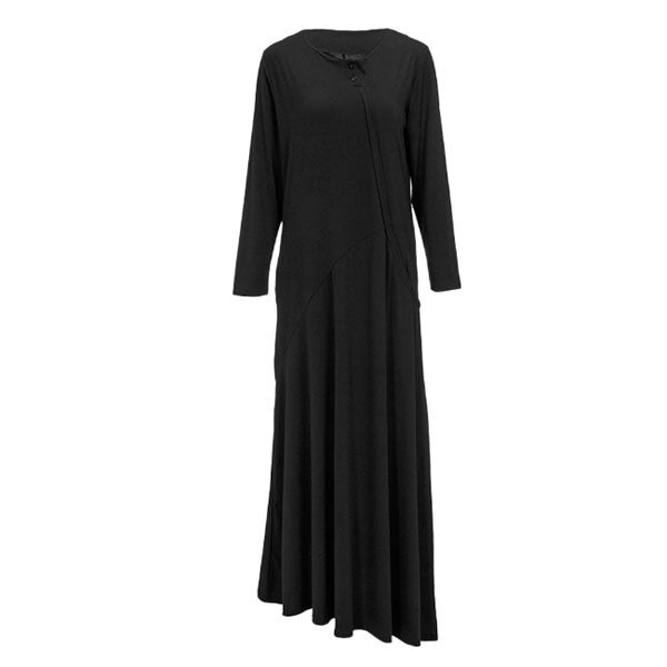 Black Abaya Maxi Dress